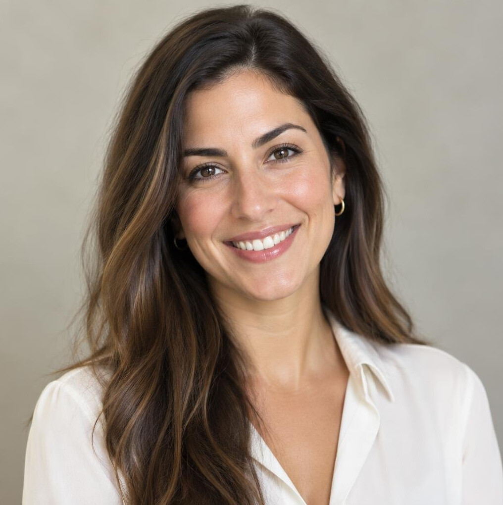Portrait of a young smiling woman